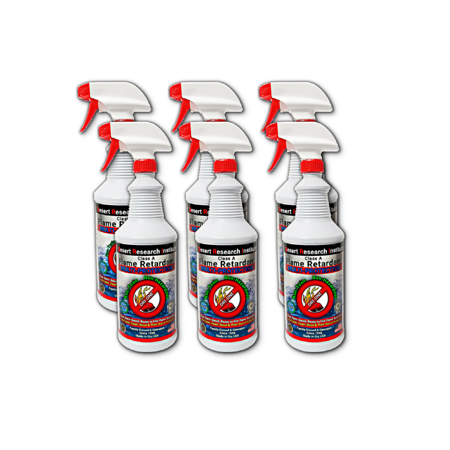 DRI-ONE® (6-Pack) One Quart Sprayers (32oz)